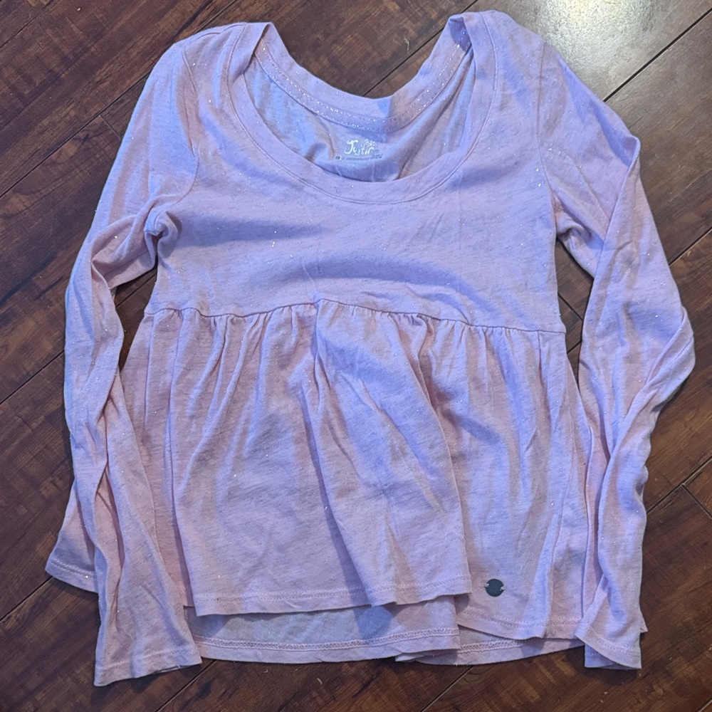 Justice Pink Long Sleeve Tee